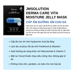 Mặt nạ dưỡng da JM Solution Derma Care Vita Whitening Jelly Mask cấp ẩm, sáng da 30ml Duduhouse