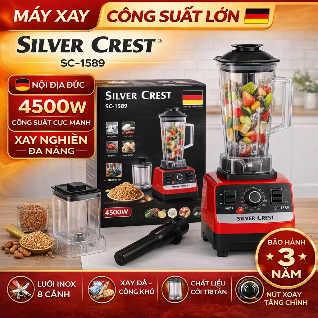 Máy xay công nghệp Đức - Tiêu chuẩn EU