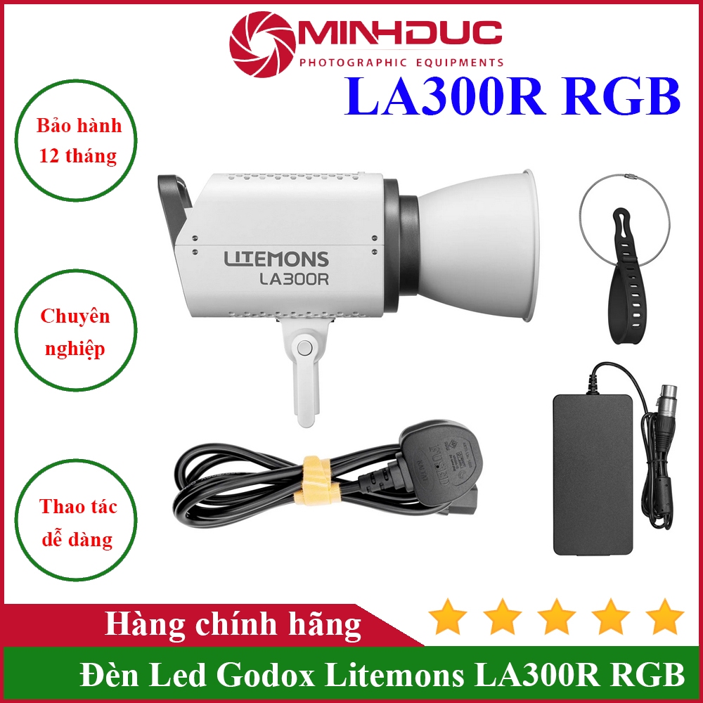 Đèn Led Godox Litemons LA300R RGB. Hàng chính hãng ( MINH ĐỨC )