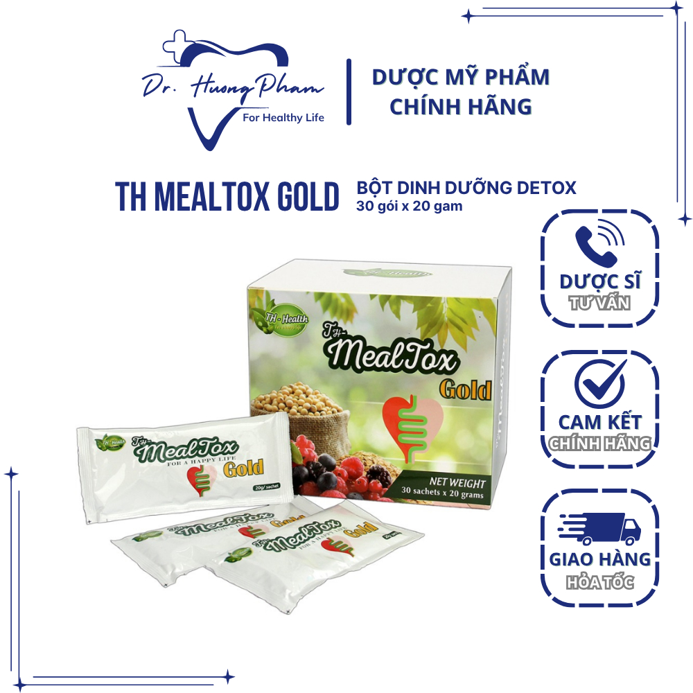TH Mealtox Gold - Hỗ trợ thải độc, giảm cân