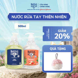 Gel Rửa Tay Thiên Nhiên 92% Le Petit Marseillais Dịu Nhẹ Lành Tính Bảo Vệ Da Nhiều Mùi Hương 500ml