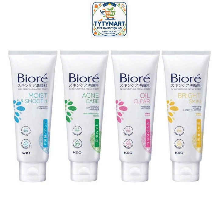 Sữa rửa mặt Bioré 100g