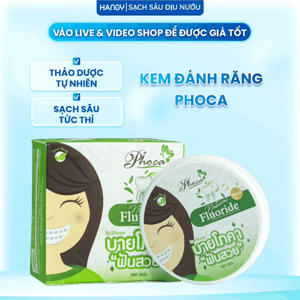 Kem đánh răng Phoca phân phối bởi Hangy