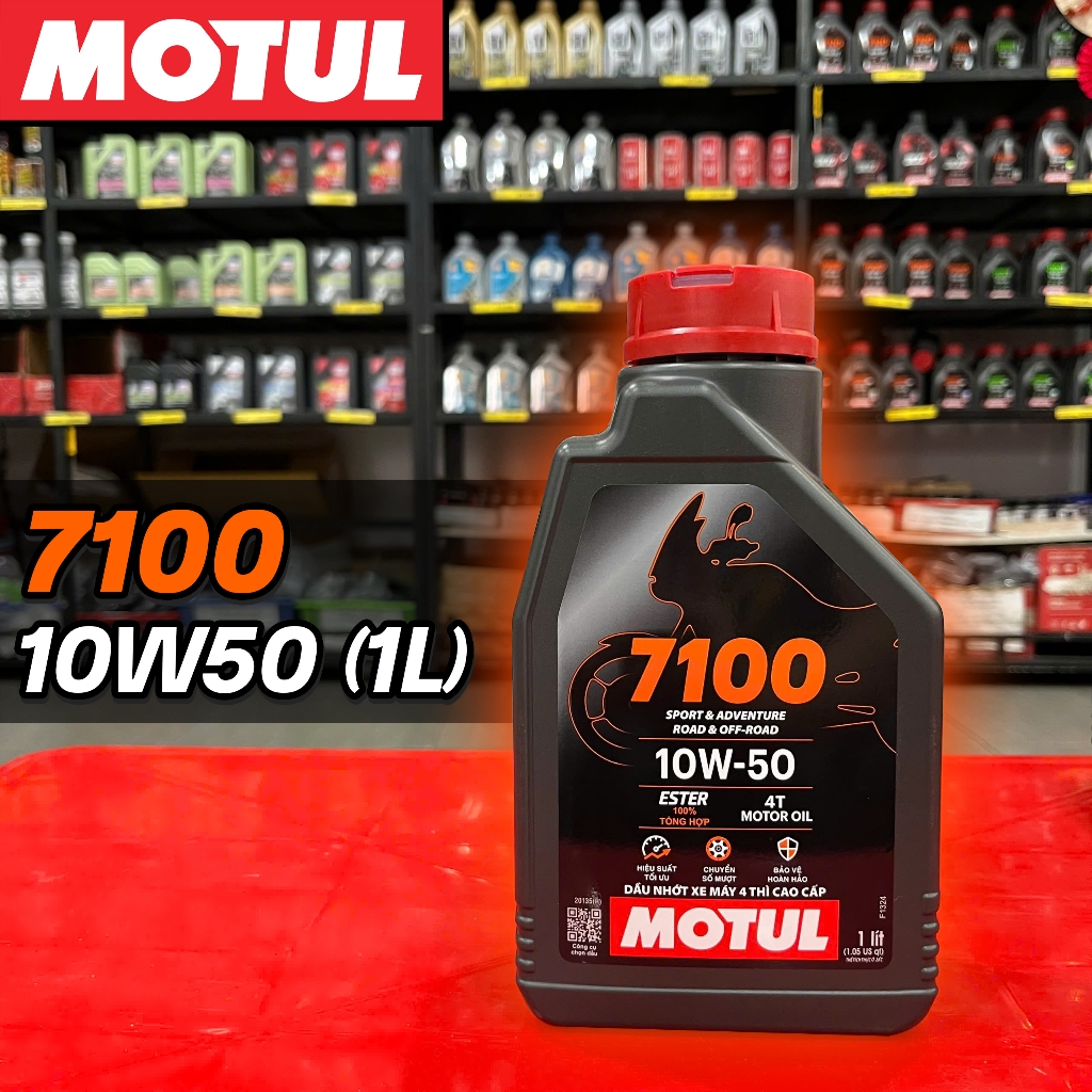 Nhớt Motul 7100 10W50 4T 1L, 1L1, 1L2, 1L3, 1L4 (910008)