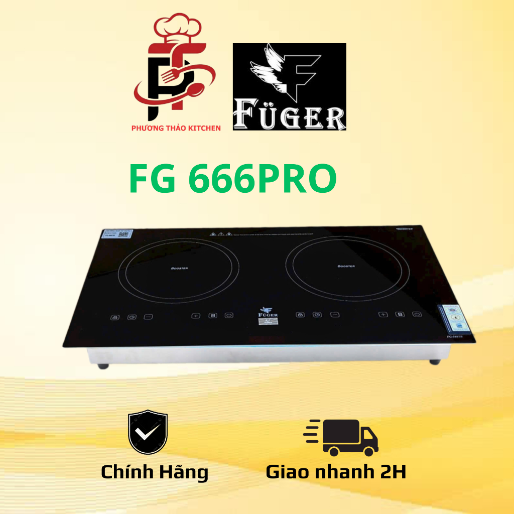 BẾP TỪ ĐÔI FUGER - FG 666PRO cải tiến