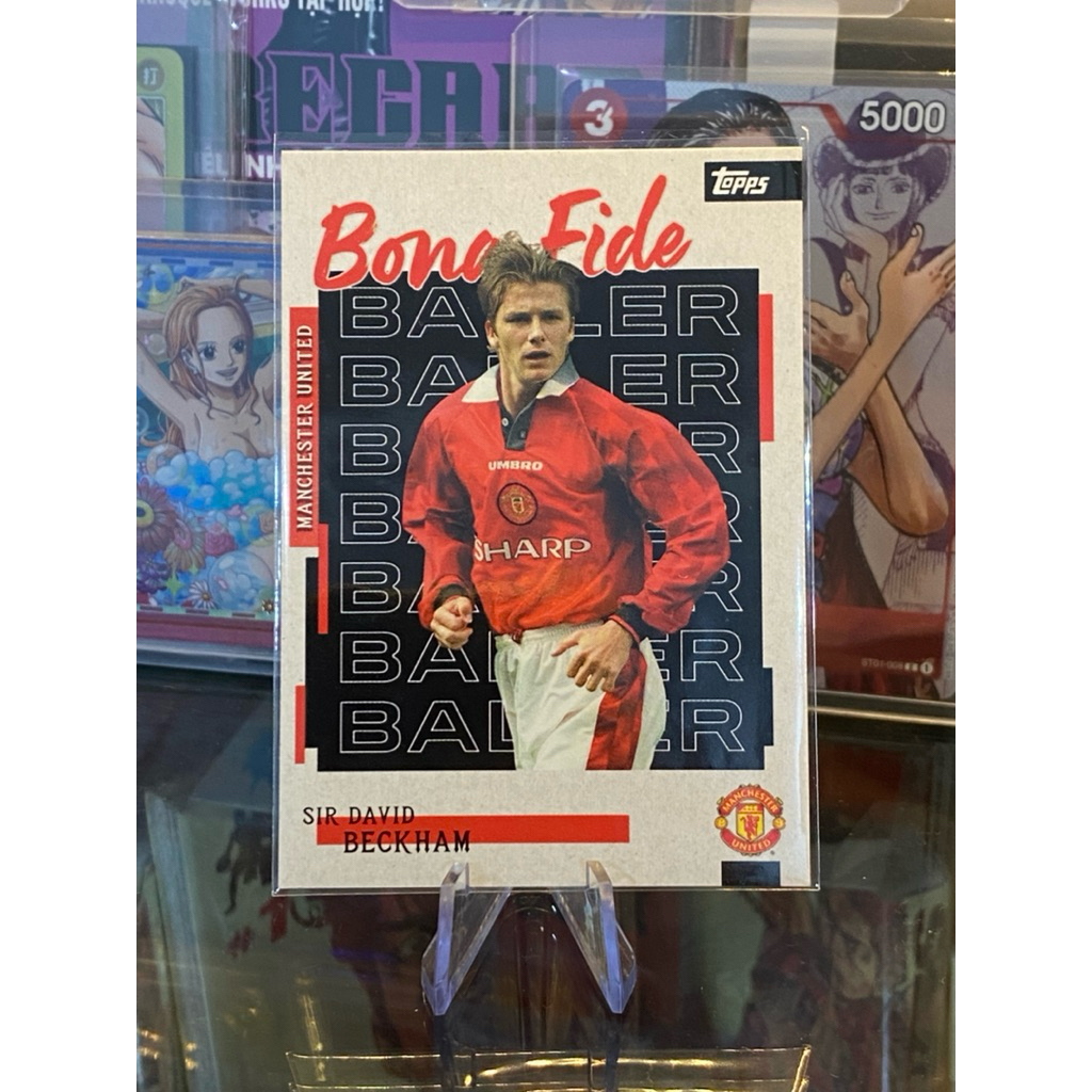 [ÁO MU,HIẾM] Thẻ Cầu Thủ Sir DAVID BECKHAM Topps Manchester United Team Set 2025-26 Bona Fide Baller