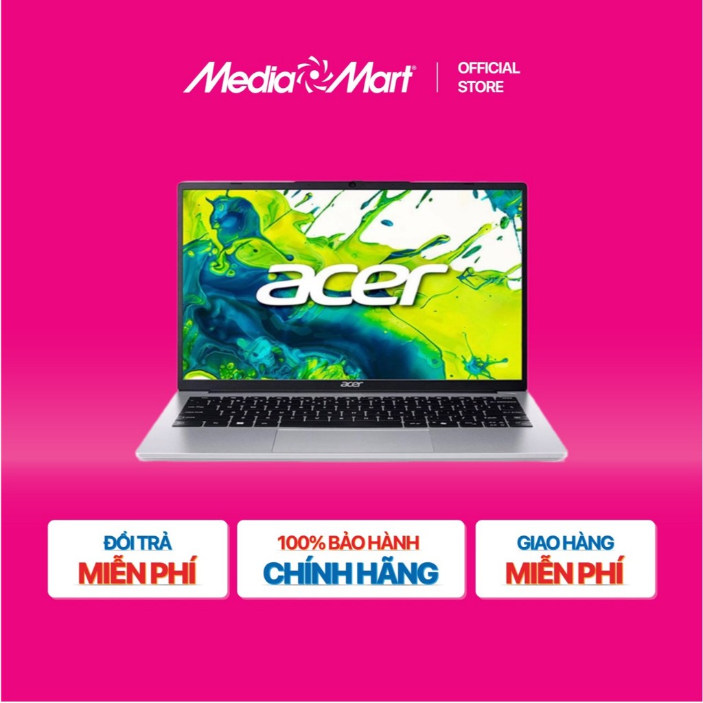 Laptop Acer Aspire Lite 14 AL14-71P-55P9 i5-13500H/16GD5/512SSD_PCIe/14.0"WUXGA/3C/W11SL/BẠC Bảo hàn