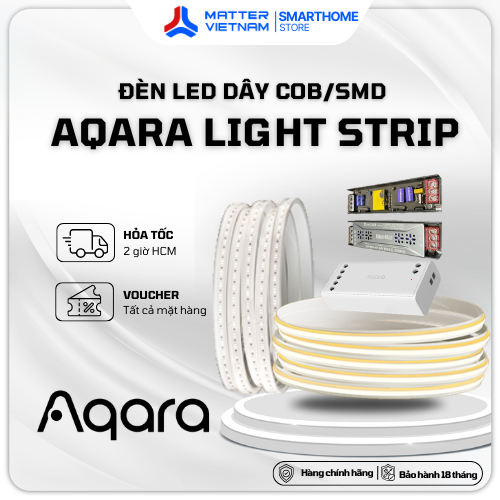 Đèn LED Dây Aqara COB/SMD -  Aqara Light Strip, Zigbee 3.0, Tương Thích Homekit - BẢN QUỐC TẾ