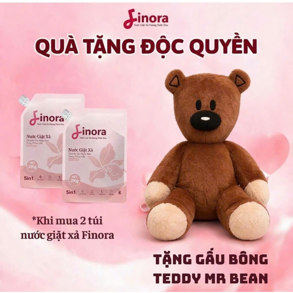 Combo 2 Nước Giặt Xả Finora loại 2 Lít + TẶNG quà - Mua là có quà