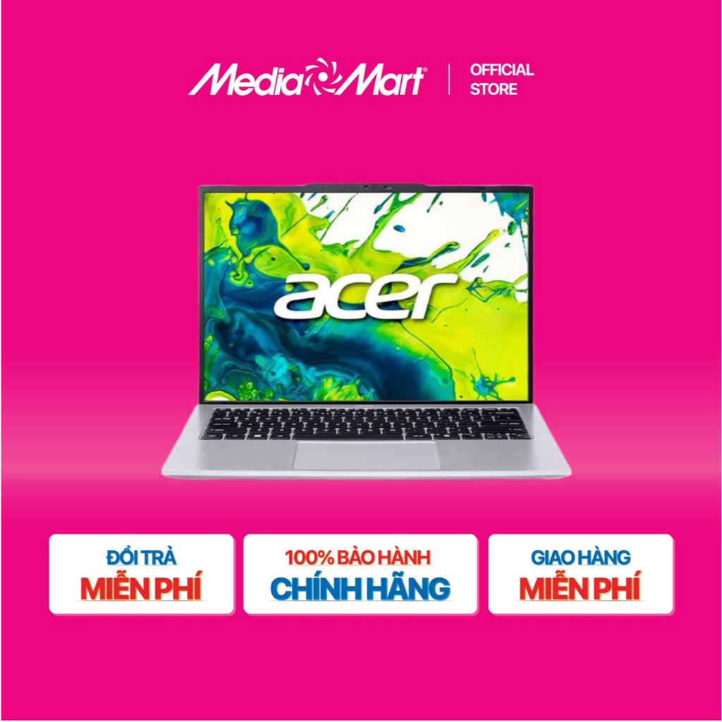 Laptop Acer Aspire Lite 14 Gen2 AL14-52M-32KV /i3-1305U/8G/256GSSD/14"W11H Bảo hành 12 tháng