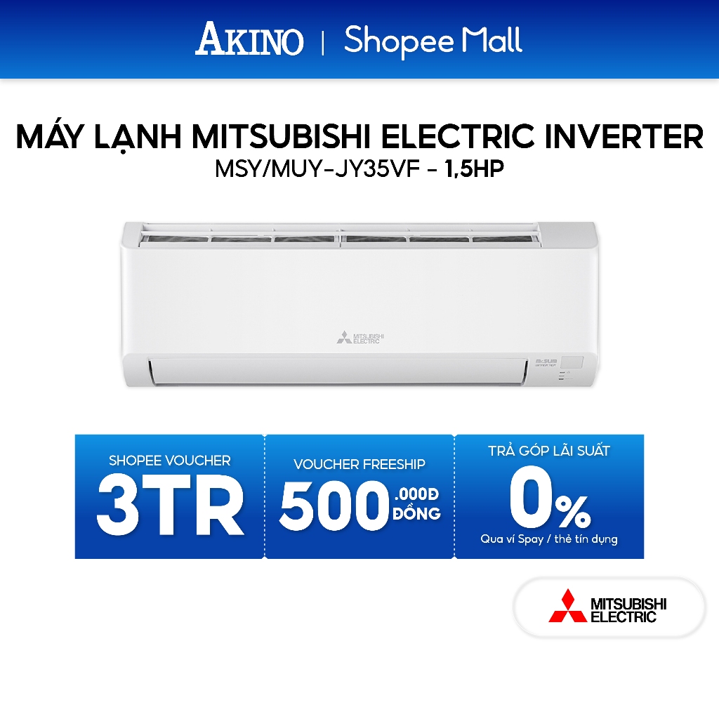 MSY/MUY-JY35VF I Máy Lạnh Mitsubishi Electric Inverter Tiết Kiệm Điện 12.000BTU/1.5HP/1.5Ngựa Model 