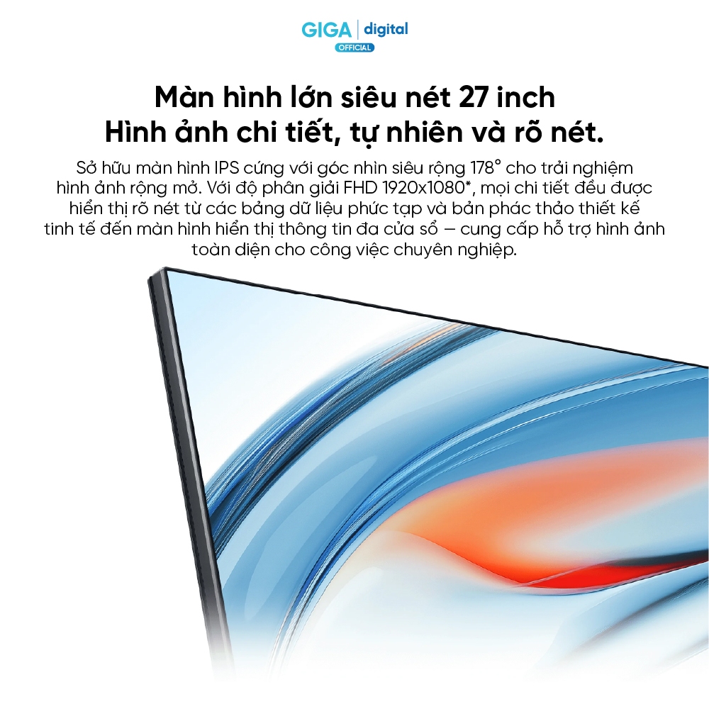 Màn hình máy tính Xiaomi Monitor A27i 2026 - Màn hình cứng IPS, FHD 1080p - Tần số quét cao 144Hz - sRGB 99% - ∆E<1 | BigBuy360 - bigbuy360.vn