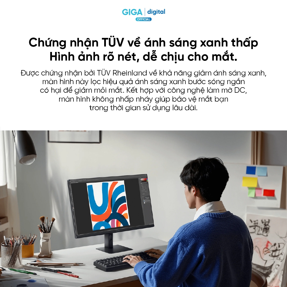 Màn hình máy tính Xiaomi Monitor A27i 2026 - Màn hình cứng IPS, FHD 1080p - Tần số quét cao 144Hz - sRGB 99% - ∆E<1 | BigBuy360 - bigbuy360.vn