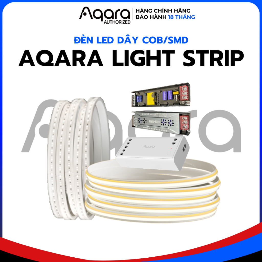 Đèn LED Dây Aqara COB/SMD -  Aqara Light Strip, Zigbee 3.0, Tương Thích Homekit - BẢN QUỐC TẾ