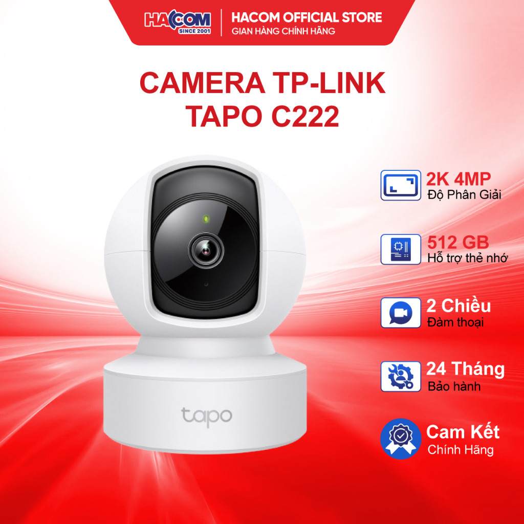 Camera TP-Link Tapo C222 HACOM PC