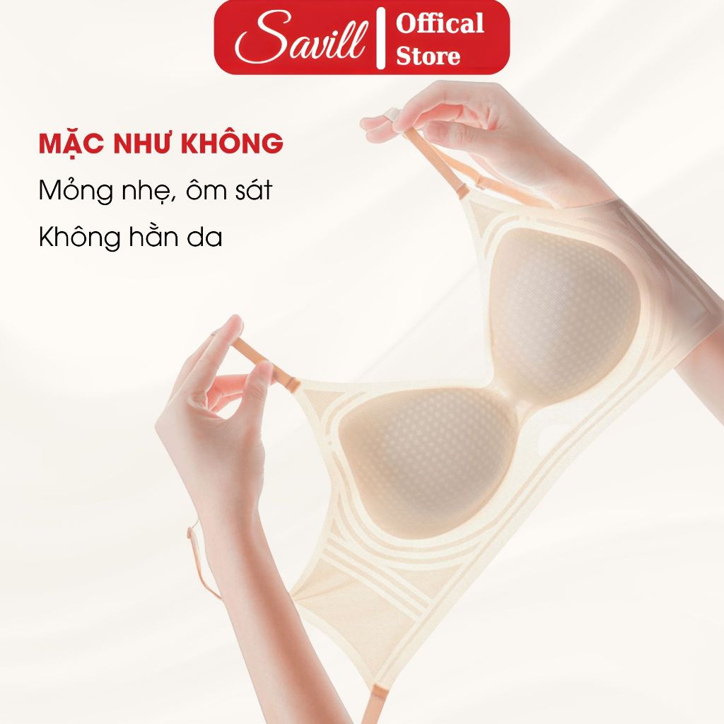 [BST 2026 ] Áo lót SIÊU THOÁNG KHÍ A1107 đệm mỏng 3cm, áo ngực su không gọng hở lưng không lộ viền