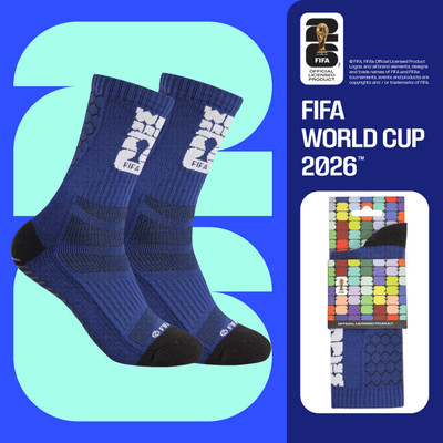 [MUA 2 GIẢM 5%][BST WORLD CUP 2026]Tất thể thao Bóng Đá Cổ Trung Logo World Cup co giãn, thấm hút, nhanh khô