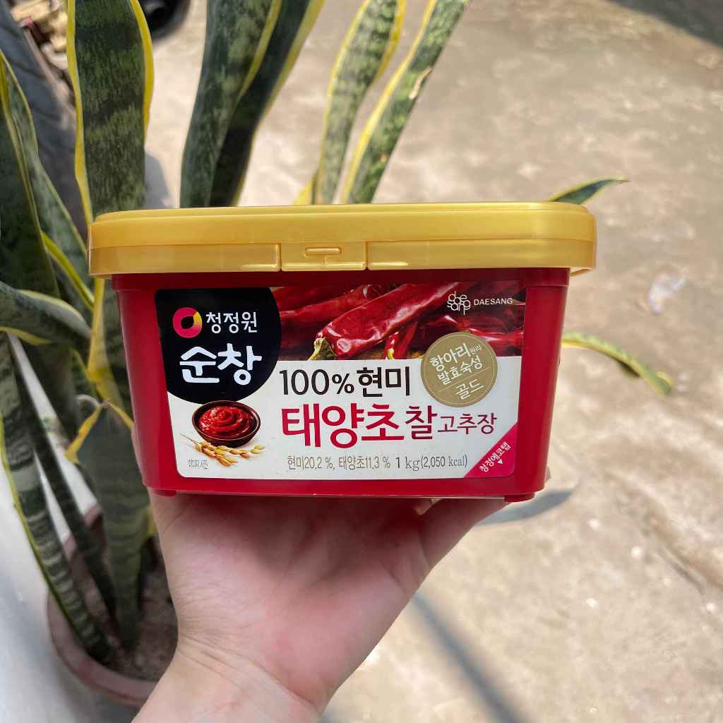 Tương Ớt Cay Gochujang Gold Daesang Hàn Quốc 1kg - Sốt Ớt Lên Men Cay Ngọt Chuẩn Vị Hàn, Làm Tokbokk