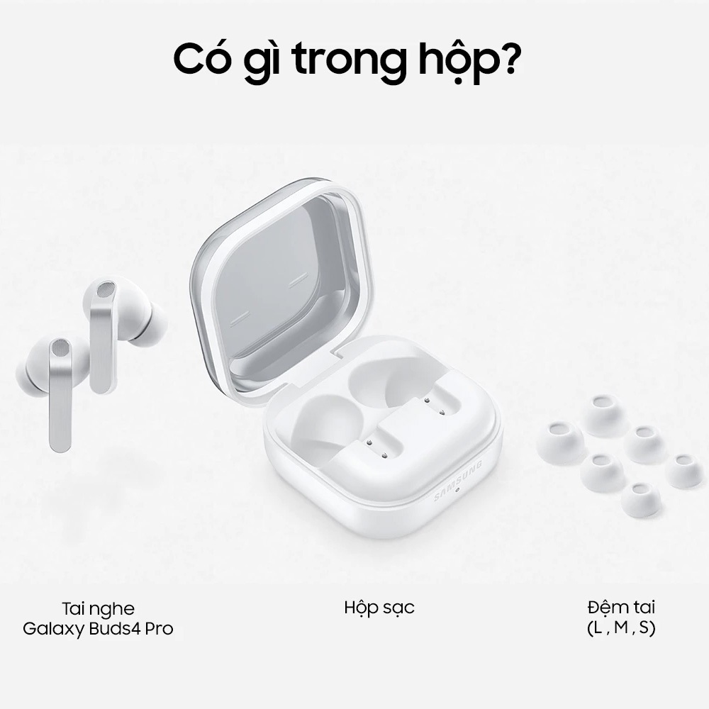 Tai nghe Samsung Galaxy Buds4 Pro | Chất Âm Hi-Fi Đa Tầng | Chống Ồn Chủ Động | Galaxy AI Đa Tác Vụ | BigBuy360 - bigbuy360.vn