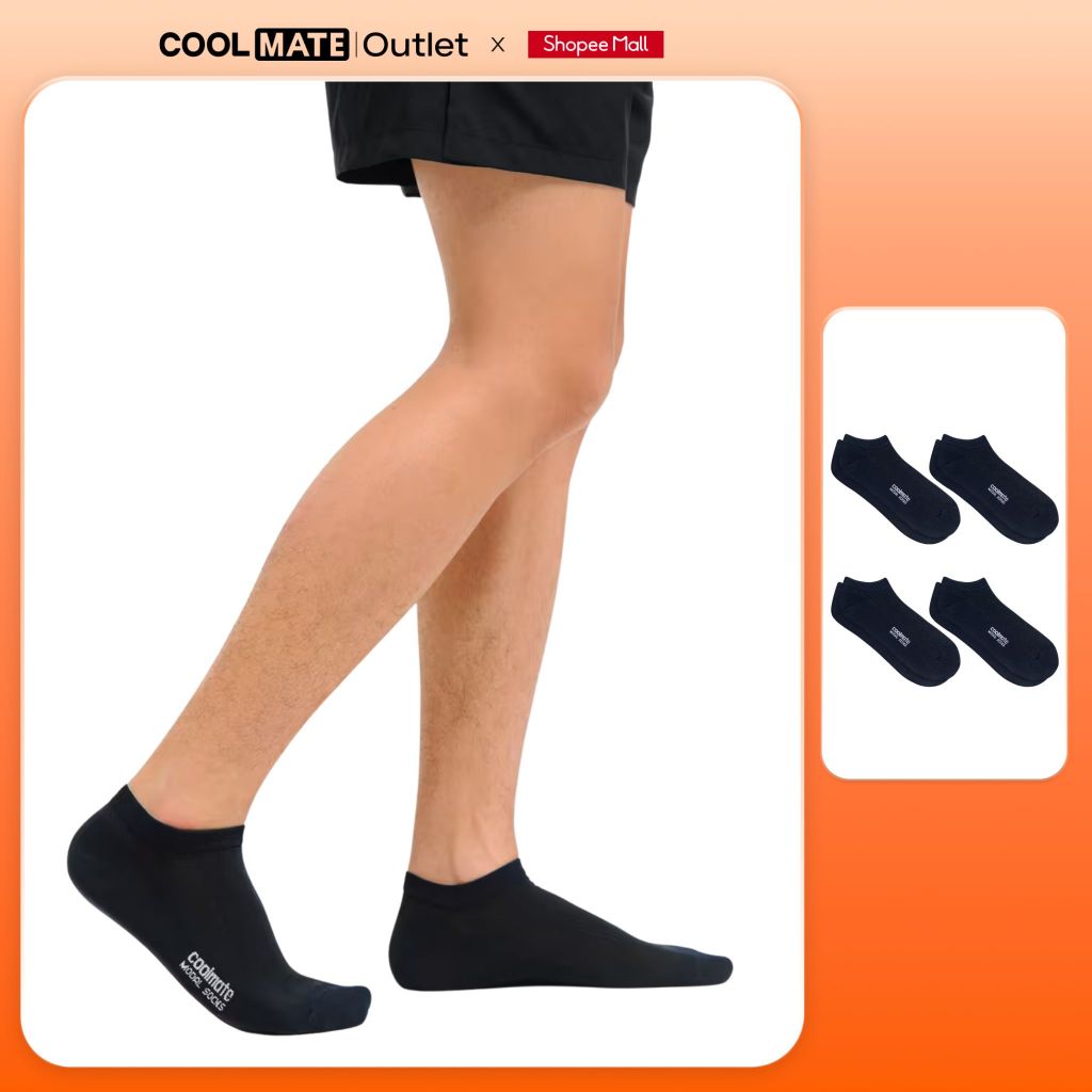 [Coolmate Outlet] Tất cổ ngắn ModalKhángKhuẩnKhông đổi trả
