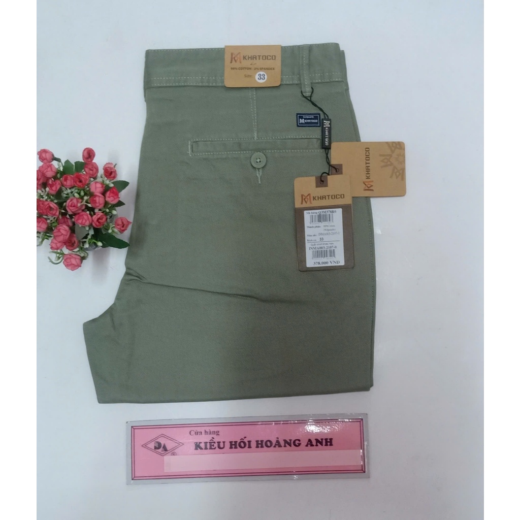 KTC378 Quần short nam Khatoco -KHHA- MA003-2107