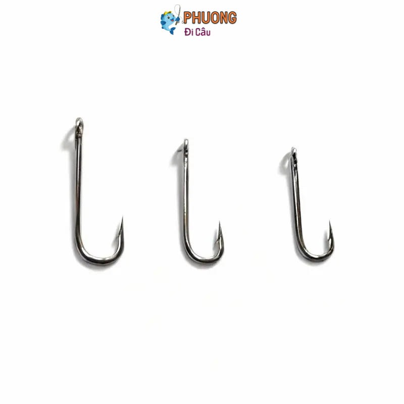 20 Lưỡi câu cá mương – cán dài có lỗ, mồi bột siêu bén