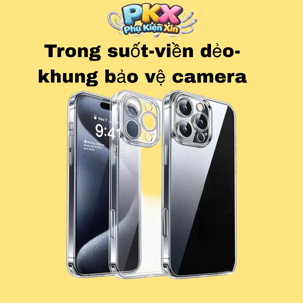 Ốp LIKGUS Trong Suốt Cho iPhone 11/12/13/14/15/16 Pro Max/Plus/Pro/Thường -  Chống Ố Vàng, Bảo Vệ Ca