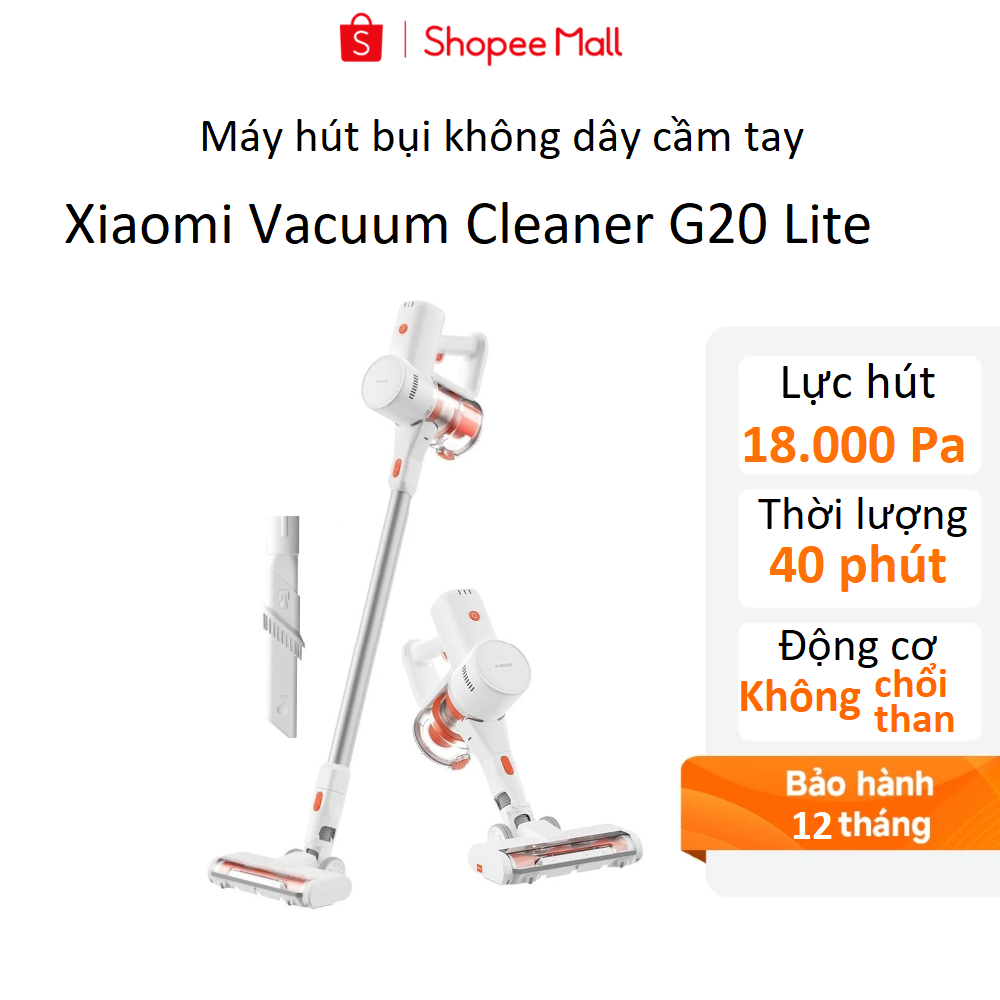 Máy hút bụi không dây Xiaomi Vacuum Cleaner G20 Lite - Chính hãng Digiworld