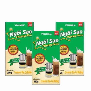 COMBO 3 HỘP Sữa đặc Ngôi Sao Phương Nam Vinamilk 380g hộp giấy