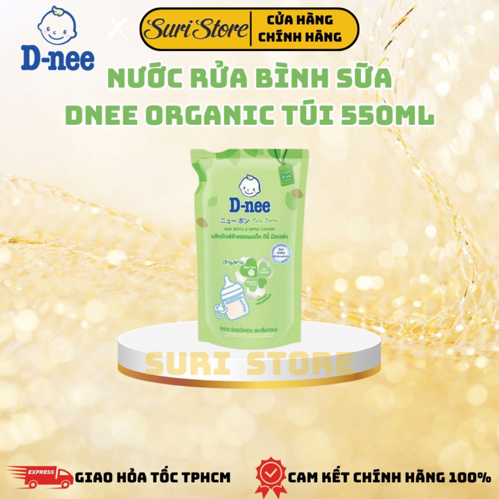 NƯỚC RỬA BÌNH SỮA DNEE ORGANIC (CHUẨN HÀNG NỘI ĐỊA THÁI) 550ML