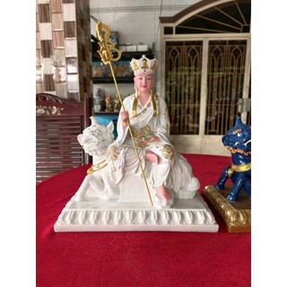 Tượng Địa Tạng cưỡi Đề Thính cao 40cm