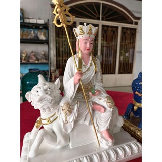Tượng Địa Tạng cưỡi Đề Thính cao 40cm