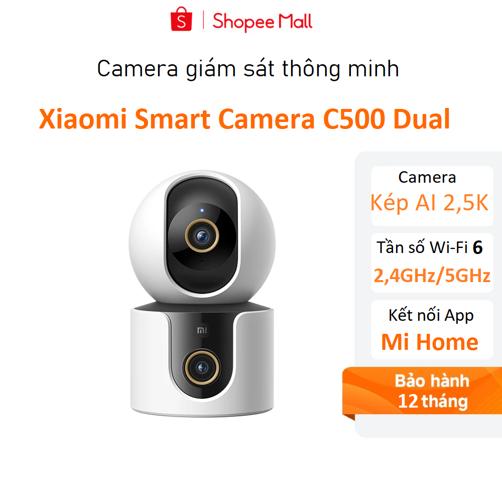Camera quan sát Xiaomi C500 Dual EU Bản quốc tế - Hàng chính hãng DGW