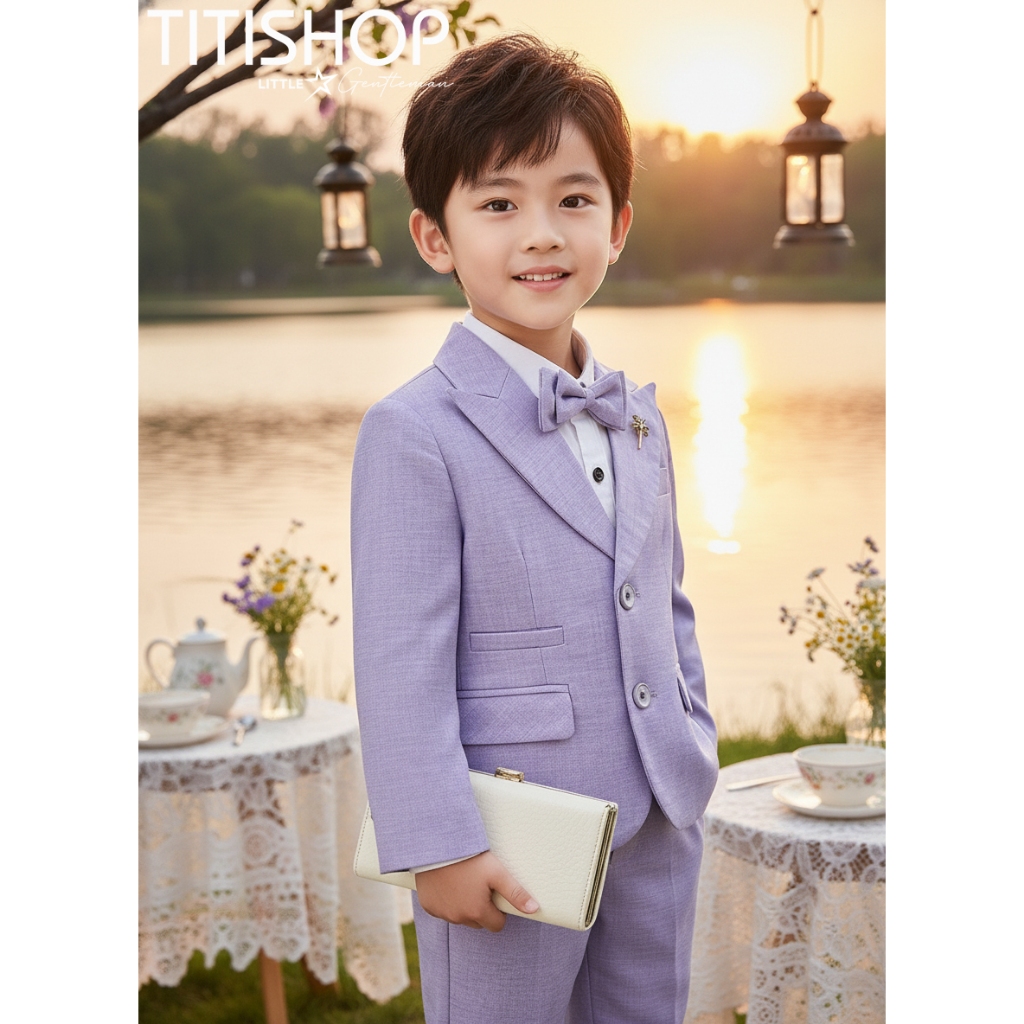 Vest Trẻ Em , Vest Bé Trai , Vest thôi nôi , Vest Biểu Diễn Bé Trai , Bộ Vest Trẻ Em Hàn Quốc DH155