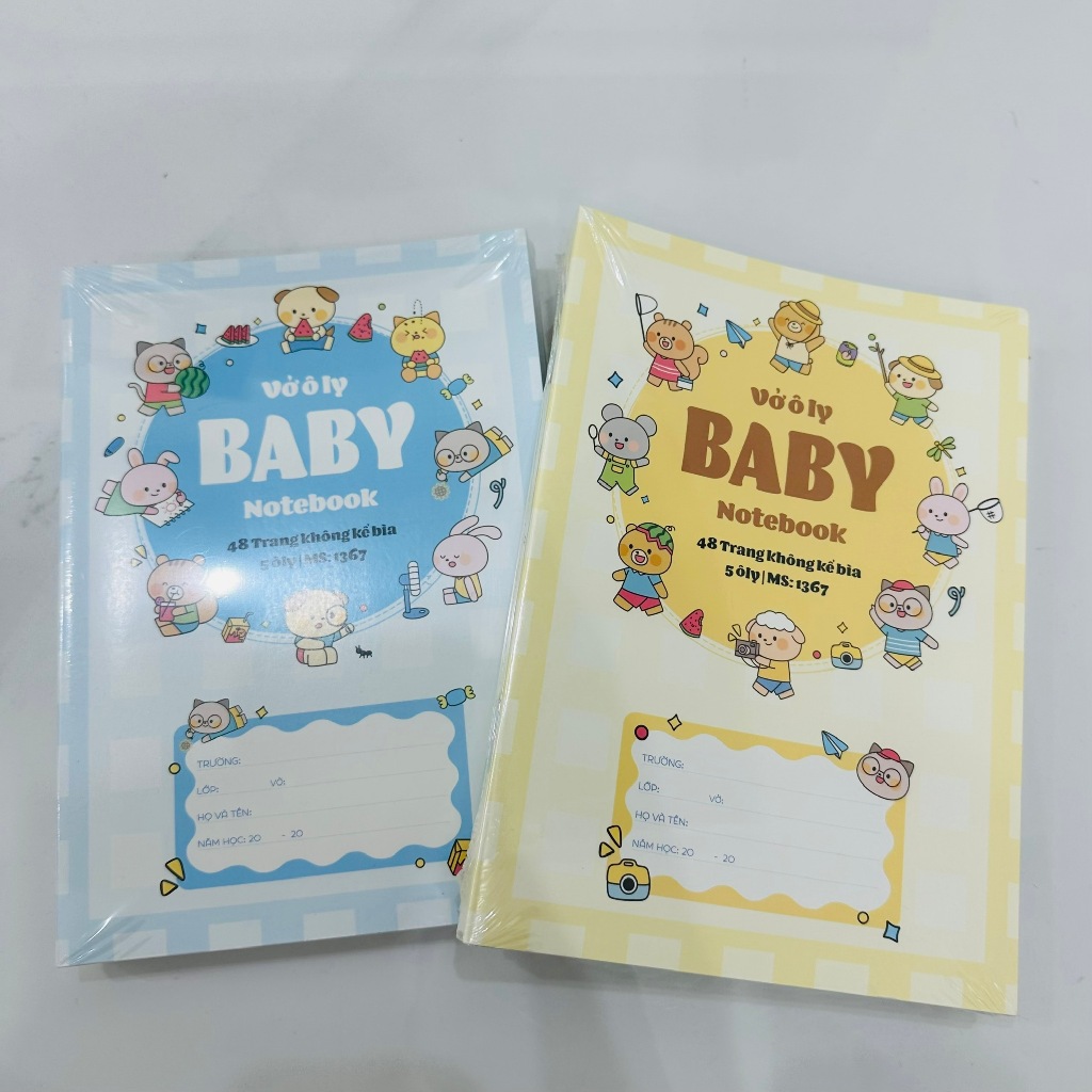 Combo 10 quyển vở Hải Tiến 4oly và 5oly hàng chính hãng