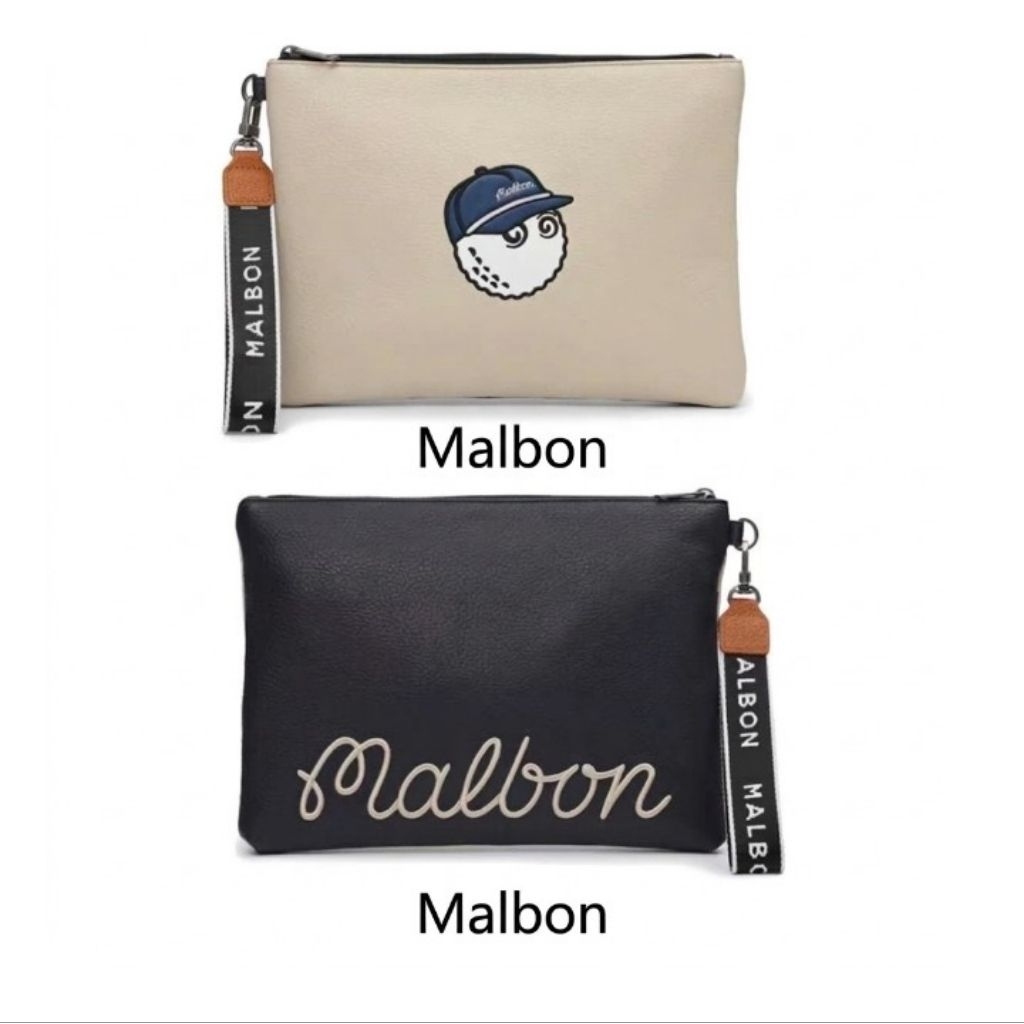 말본 골프 클러치백 유니섹스 – 고급 한국 스타일(Ví Cầm Tay Golf Malbon Unisex – Túi Đựng Phụ Kiện Golf Tiện Lợi)