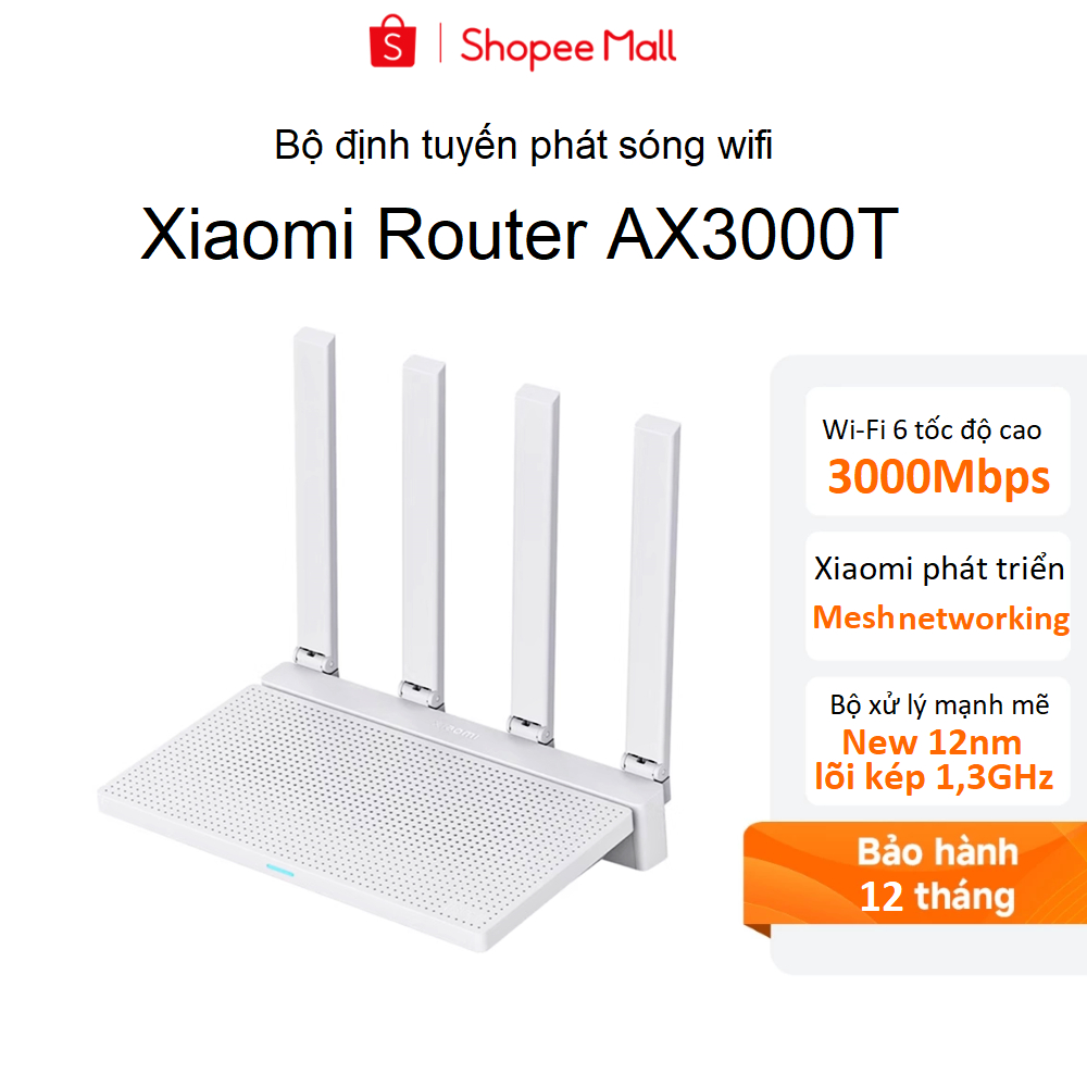 Bộ phát Wifi Xiaomi Router AX3000T / AX1500 EU Bản quốc tế - Hàng chính hãng