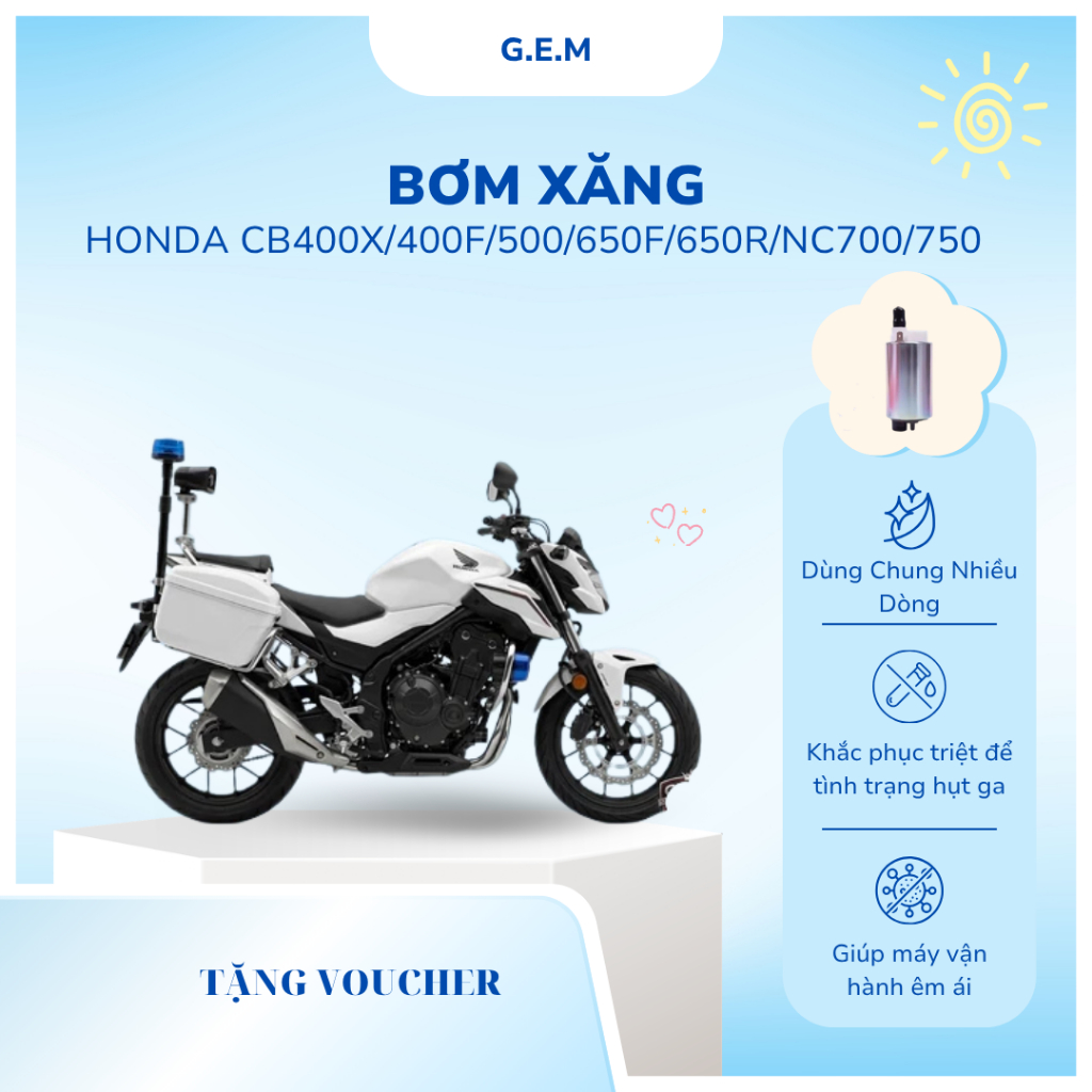 Bơm Xăng/Bơm Nhiên Liệu Honda PKL giúp máy vận hành êm