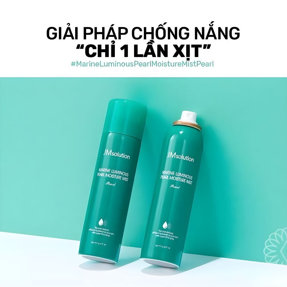 Ảnh 3 của Xịt chống nắng JMsolution Marine Luminous Pearl Sun Spray bảo vệ làn da khi tiếp xúc với ánh nắng.