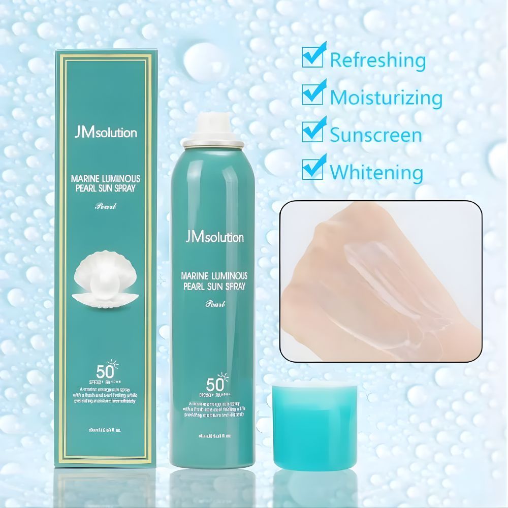 Ảnh 2 của Xịt chống nắng JMsolution Marine Luminous Pearl Sun Spray bảo vệ làn da khi tiếp xúc với ánh nắng.