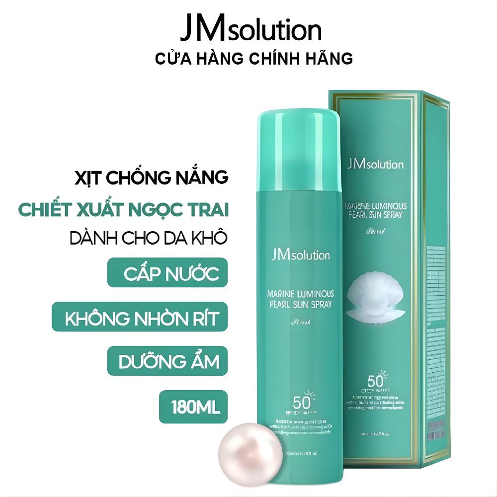 Ảnh 4 của Xịt chống nắng JMsolution Marine Luminous Pearl Sun Spray bảo vệ làn da khi tiếp xúc với ánh nắng.