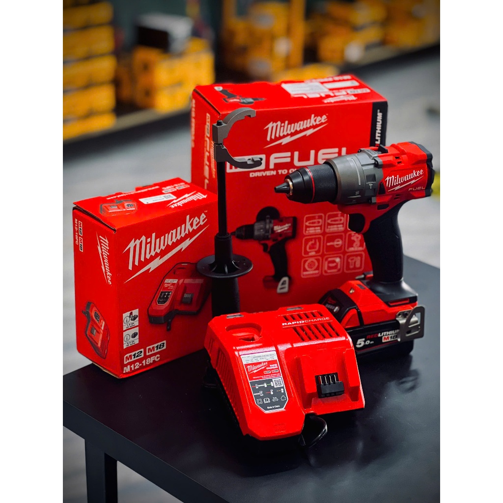 Máy khoan pin động lực M18 FPD3 Milwaukee lực siết 158Nm