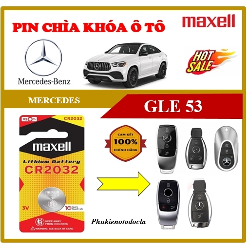 Pin khóa xe MERCEDES AMG GLE53 hàng chính hãng sản xuất tại Japan 3V Maxcell