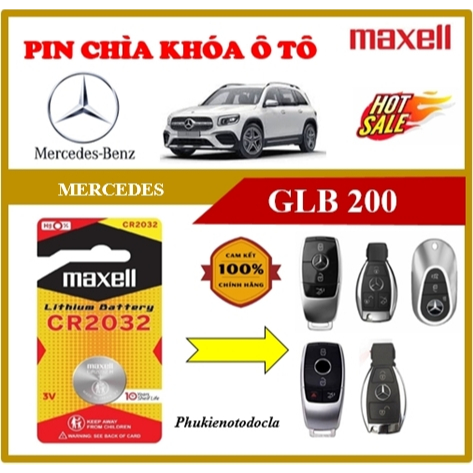 Pin khóa xe MERCEDES BENZ GLB200 AMG hàng chính hãng sản xuất tại Japan 3V Maxcell