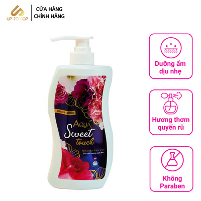 Sữa Tắm Hương Nước Hoa AQUA UP SWEET TOUCH 550ml