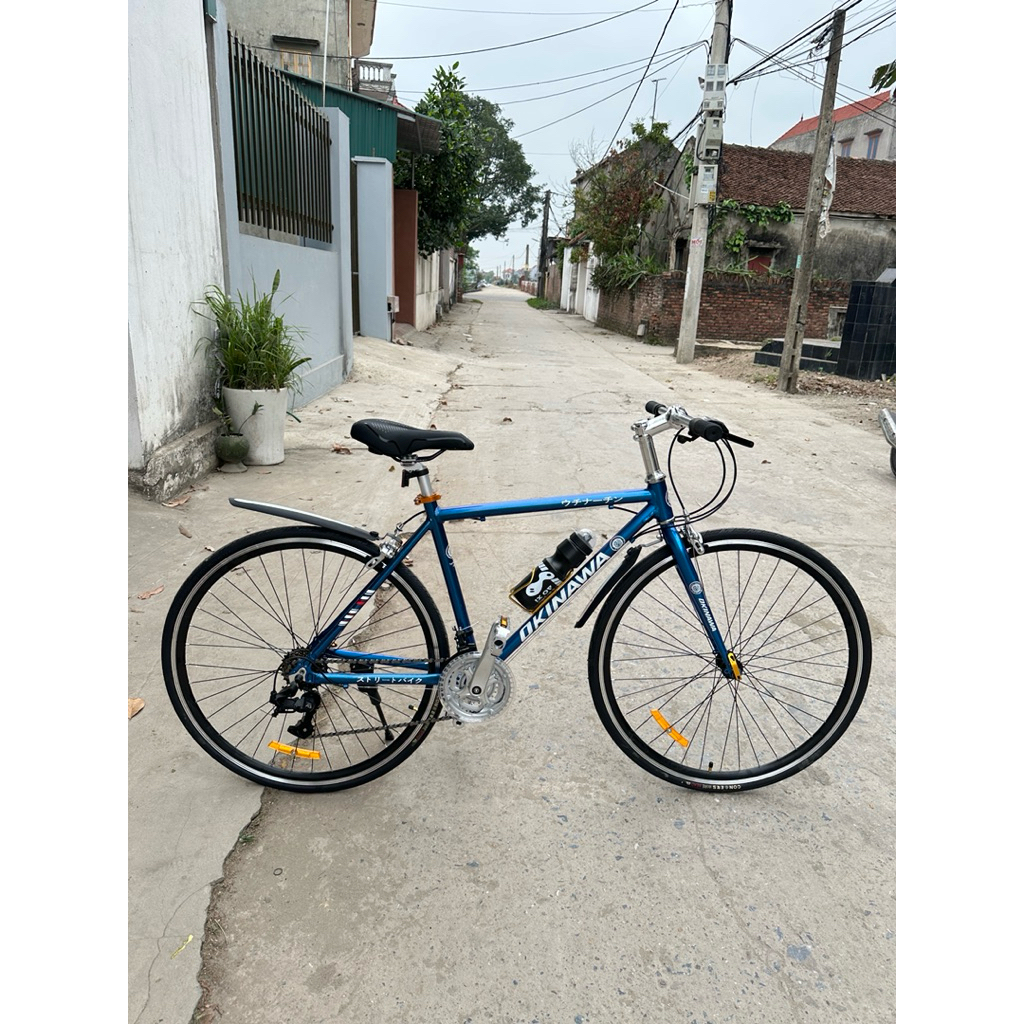 XE ĐẠP OKINAWA TOURING NHẬT BẢN 3 đĩa 8 líp 8 món nhôm 10kg