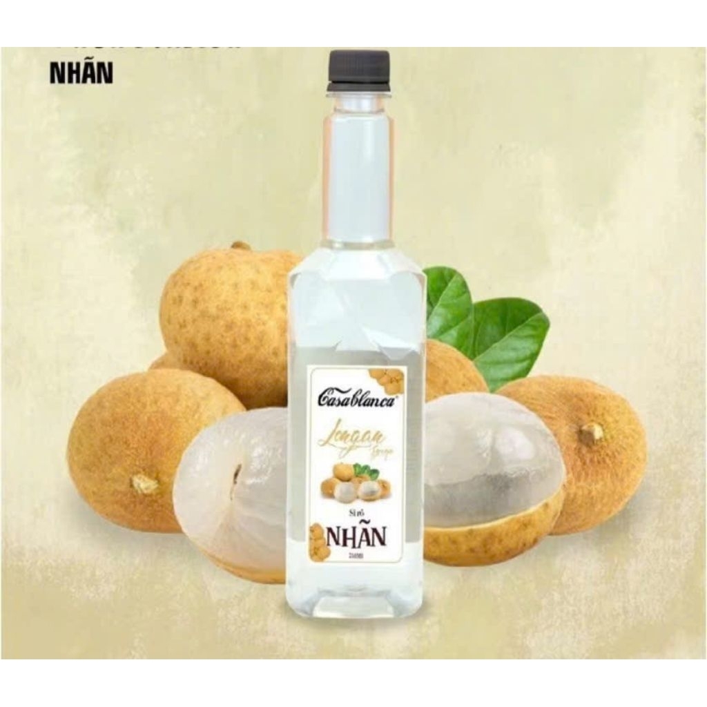 🍒Siro Urban Barman 730ml Vị Nhãn, Chai Syrup Urban Thơm Ngon Pha Trà Sữa, Trà Trái Cây, Kem, Cooktai