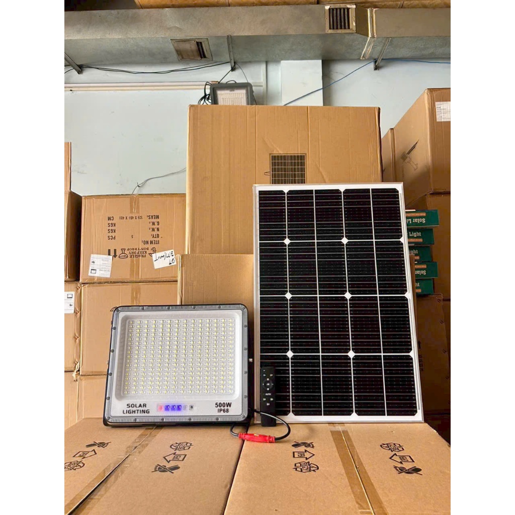 Đèn Mắt Ngọc Chống Chói Năng Lượng Mặt Trời 500W MN500 | 238 LED 5054 | Pin 60000mAh | IP68
