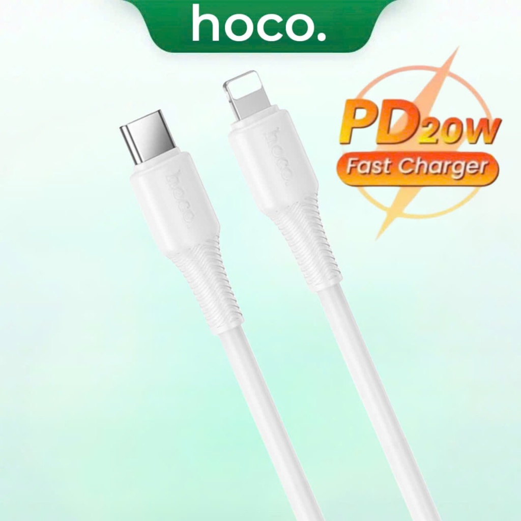 Dây sạc nhanh pd20w hoco dàng cho phone 14 13 12 11... cáp sạc 20W chống rối tốt chiều dài 1m.