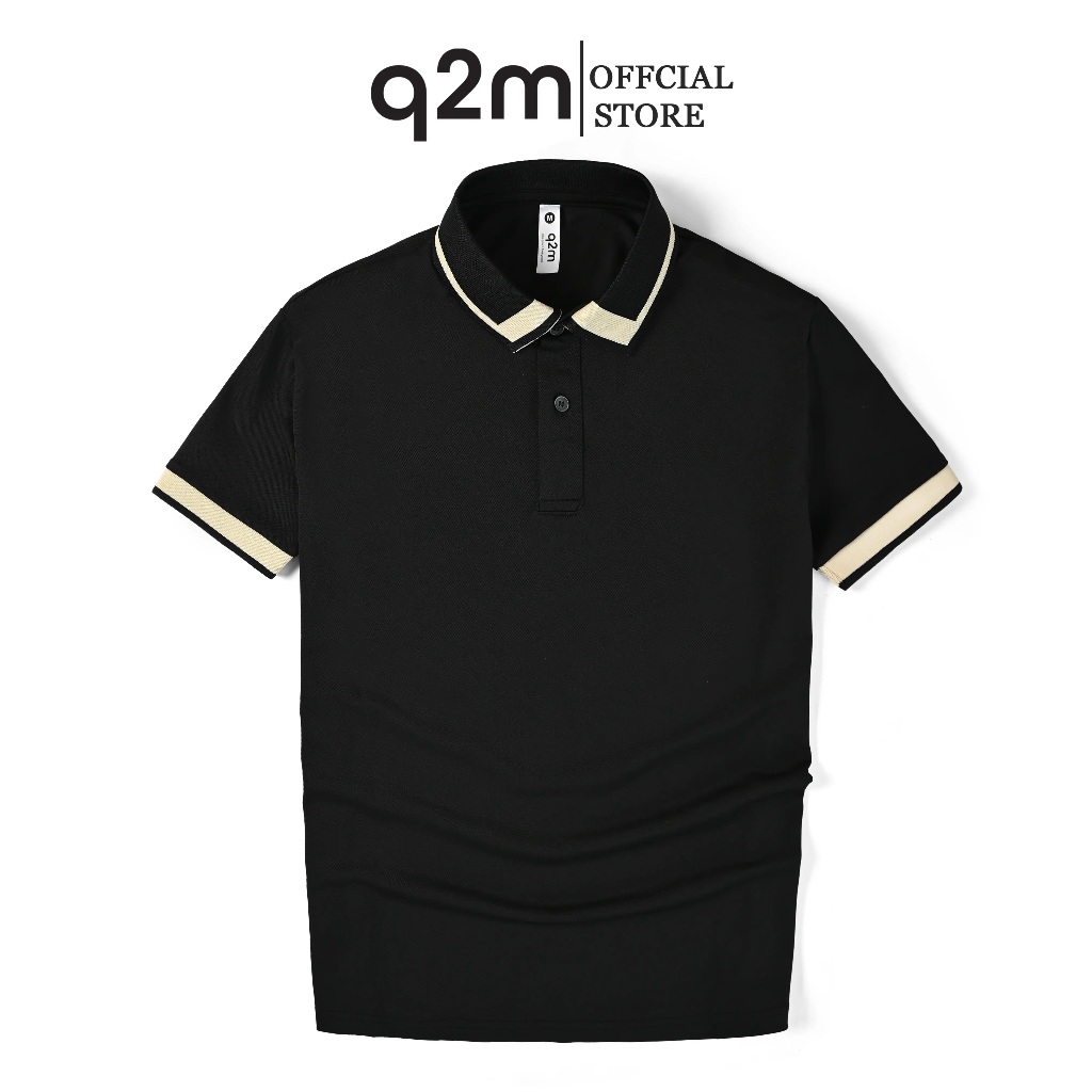 Áo Polo Nam Q2M Phối Cổ Be Mã Q2M028